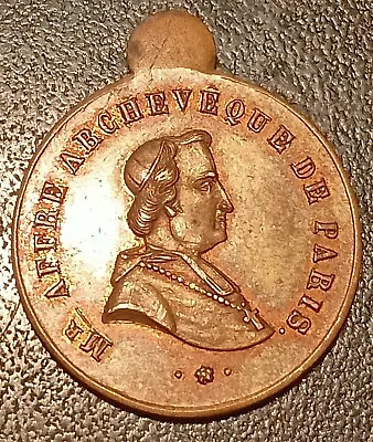 £14.46 • Buy Medal - The Death Bishop Case, Archbishop De Paris 1848 Extremely Fine