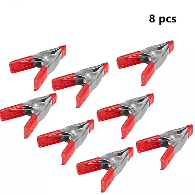 1-40 Pcs 2  Inch Heavy Duty Metal Spring Clamps Small Tool Clip Jaw Opening • $6.99