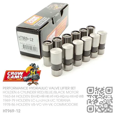 Crow Cam Hydralic Lifters 6 Cyl 202 Red/blue/black[holden Vb-vc-vh-vk Commodore] • $156.20