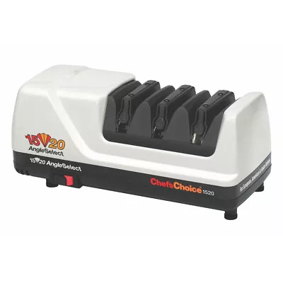 Chef’s Choice 1520 AngleSelect Diamond Hone Electric Knife Sharpener | White • $392.80