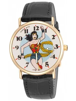 VINTAGE 1960s DABS & COMPANY FULLY REFURBISHED WONDER WOMAN BRASS WATCH. PERFECT • $95.66
