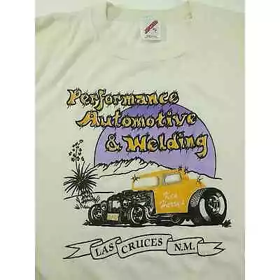 Vtg Performance Automotive & Welding Las Cruces T-shirt 50/50 Single Stitch USA • $48