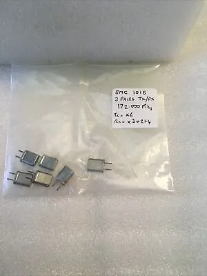 3 Pairs Crystals For SMC 1015 172.000 Mhz TXx6 RXx3+21.4 • £5