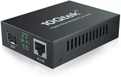 Gigabit Ethernet Open SFP Fiber To RJ45 Media Converter Without SFP Module • $18.99