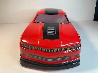 1:10 RC OnRoad Car PVC Body Shell Camaro Style Lite RED • $34.90