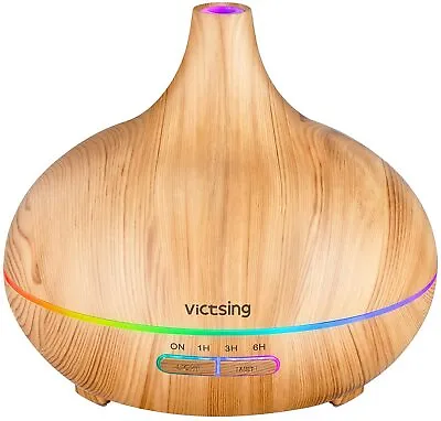 VicTsing 300ml Essential Oil Diffuser With 7 Color Lights + 4 Timer Options • $17.99