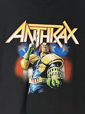 Anthrax - I Am The Law Judge Dredd Large Adult T-Shirt L • $18.39