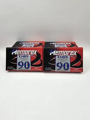 Memorex Cassette New Sealed DBS 90 Normal Bias Lot Of 8 • $15