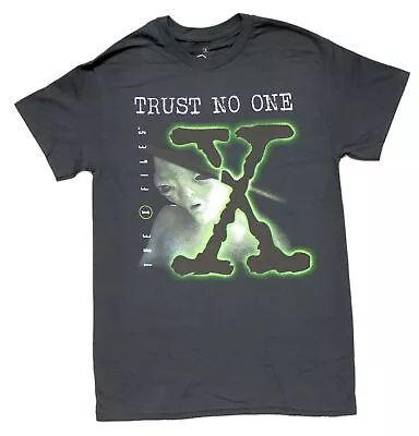X-Files New Adult T-Shirt - Trust No One - X Logo W/ Alien • $28.98