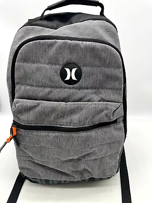 Hurley Gray Backpack Laptop Casual Bag • $19.99