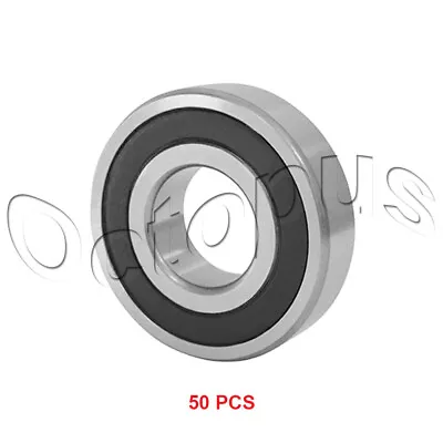 50 Pcs Premium 6004 2RS ABEC3 Rubber Sealed Deep Groove Ball Bearing 20x42x12mm • $74.99