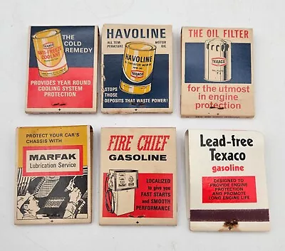 Lot Of 6 Vintage Unused Texaco Matchbooks Beasley Oil Company Ahoskie NC • $5.99
