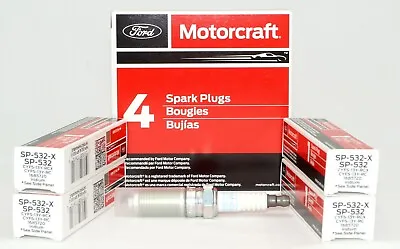 Set Of 4 Genuine OEM Motorcraft SP532X Iridium Spark Plugs Replaces SP532 • $33.99