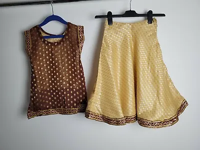 £6.50 • Buy Girls Partywear Lengha Indian Eid Age 3 To 4