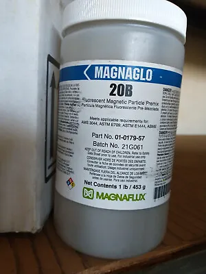 MAGNAGLO 20B Preblended Dry Mix Fluorescent Magnetic Particles 01-0179-71 6/cs • $299.99