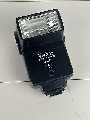 Vivitar Auto Thyristor 2800 Shoe Mount Flash - Works Good • $18.99