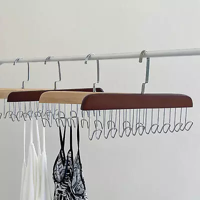 Anti Slip Multi Hook Coat Hanger Bra Hanger Scarf Organizer Space Saving Hanger • $66.49