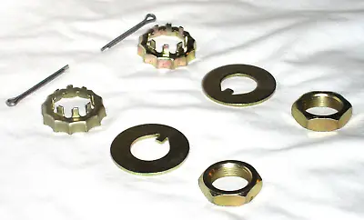 Mustang II Stock Spindle Nut Kit Street Hot Rat Rod Washers 13/16 -20 Nuts  • $14.98