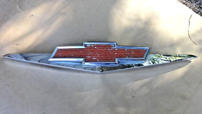 $495 • Buy 1960 1961 Chevy Truck V8 HOOD EMBLEM Original GM Bow Tie