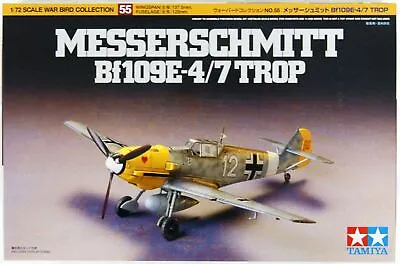 Tamiya 1/72 Messerschmitt Bf109 E-4/7 Trop Model Kit 60755 • £13.95