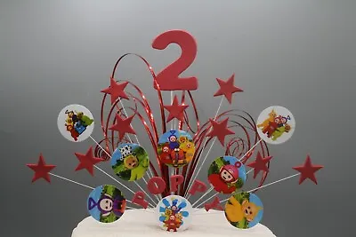 Cake Topper Stars On Wires Tele Children's TV  1st 2nd 3rd 4th 009 ANY THEME • £14.99