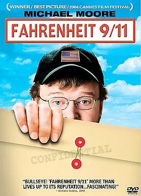 Fahrenheit 9/11 (DVD 2004) New *Sealed* W/Slipcover Michael Moore • $7.37