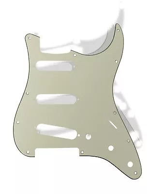 Pickguard SSS American And MIM 11 Hole 3 Ply Aged White  081604AWH • $13.59