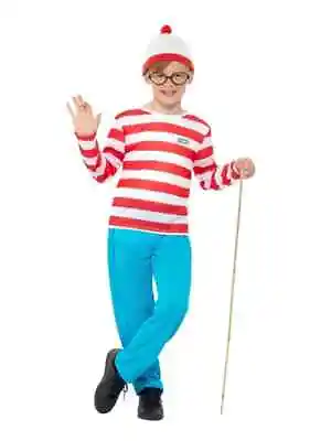 Licensed Wheres Wally Boys Costume 10-12 Years Waldo Where's Wally Bookweek  • $30