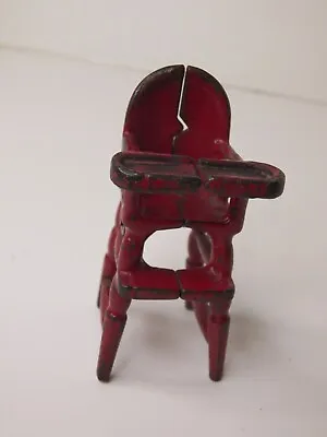 Vintage Cast Iron Doll House High Chair • $19