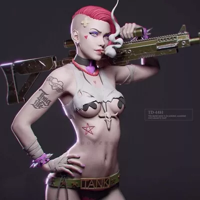 1/35 Resin Figures Model Sexy Punk Style Female Sniper Unassembled Unpainted • $17.59