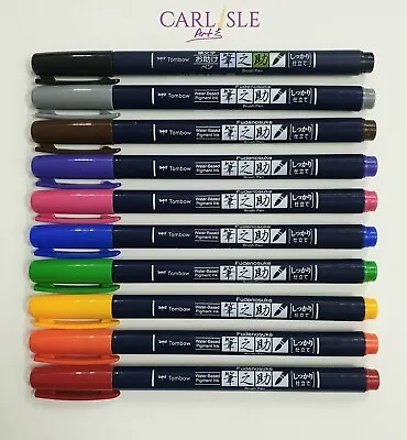 Tombow Fudenosuke Brush Pens - Choose Your Colour • $8.95