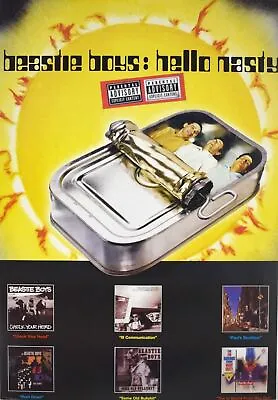 Beastie Boys: Hello Nasty 1998 Original Album  Reproduction Poster 23x33 • $106.07