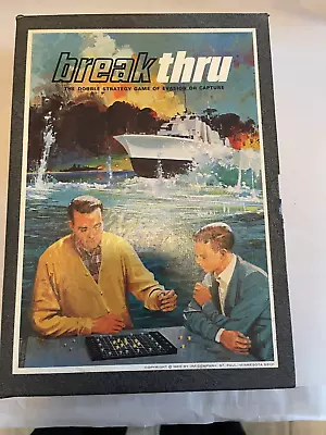 Vintage 1965 3M Bookshelf Games Break Thru Board Game Complete • $13.99