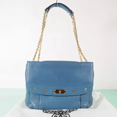 AUTHENTIC MCM Leather Chain Shoulder Bag + Dust Bag • $49.99