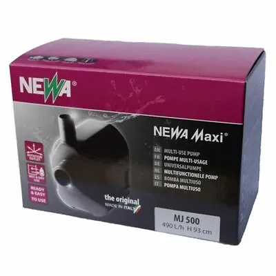 Newa Maxi Jet MJ500 490lph Submersible Water Pump Fish Tank Hydroponics • £23.99