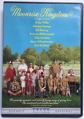 Moonrise Kingdom (DVD2012Widescreen) Bruce Willis Edward Norton Bill Murray • $8.47