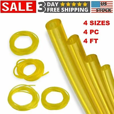 4 Size Fuel Line Hose Petrol Tubing Chainsaw Common For Poulan Weedeater 2 Cycle • $6.56