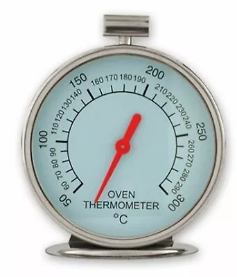 NEW OVEN THERMOMETER Kitchen Temperature Guage Round Face STAINLESS STEEL • $17.95