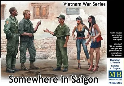 MAS35185 - Masterbox 1:35 - Somewhere In Saigon Vietnam War Series • £14.25