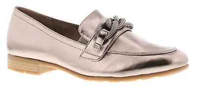 £44 • Buy Jana Womens Flat Shoes Loafers Slip On Pewter UK Size