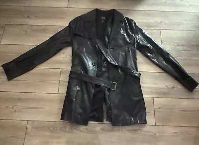 Armani Exchange Leather Coat Men's Size S Small • $70