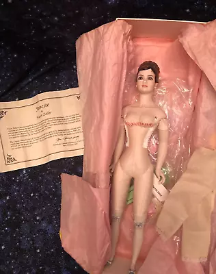 Fawn Zeller Doll JANETTE 13  Porcelain Cloth Body 1991 UFDC Convention • $35