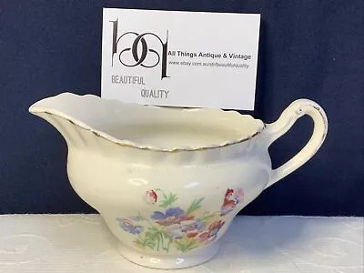 J & G Meakin England By SOL Sunshine Reg#391413 Gravy Boat/creamerFloral Pattern • $34