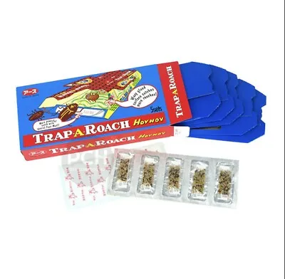 Hoy Hoy Trap-A-Roach Cockroach Insect Traps Catches All Roaches Box Of 5 Sets • £6.95