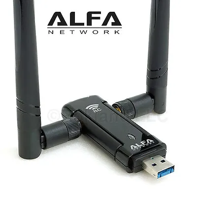 Alfa AWUS036AC 802.11ac 867 Mbps Long Range WiFi USB Adapter DUAL BAND 2.4/5 GHz • $37.98