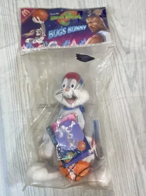 Bugs Bunny Vintage 1996 McDonald's Tune Squad Plush Toy Space Jam In Bag Jordan • $12.75