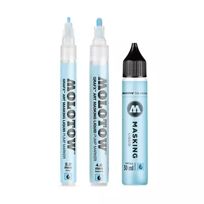 Molotow Masking Liquid 2mm Or 4mm Pump Markers Or Refill Graffiti Art Supplies  • $7.99