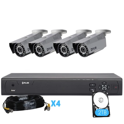 $94.99 • Buy Flir Digimerge MPX Wired Home Security Camera System,4 Ch 2TB DVR, 4xCams(M.Ref)