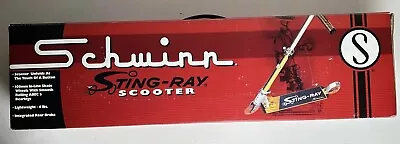 Schwinn StingRay Scooter 2000 Limited Edition Gold Fold-Up New Open Box VTG READ • $129.95