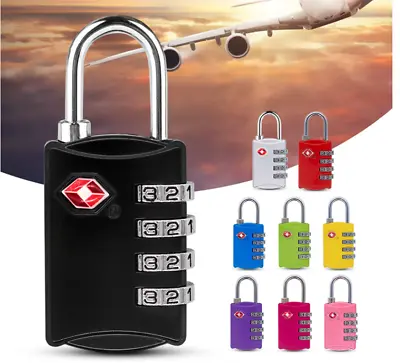 $12.95 • Buy TSA Approved Luggage Locks Combination Travel Padlock For Bag Suitcase